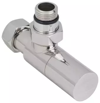 Вентиль Вентиль угловой (цилиндр) G 1/2" НР х G 3/4" НГ (Состаренная бронза)