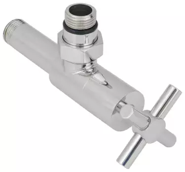 Вентиль Вентиль угловой (крест) G 1/2" НР х G 1/2" НР (Сатин)