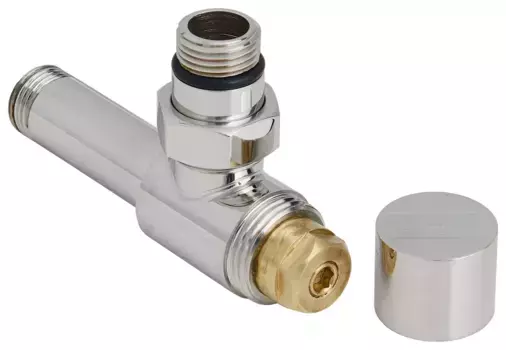 Вентиль Вентиль угловой (под шестигранник) G 1/2" НР х G 1/2" НР (Матовый чёрный)