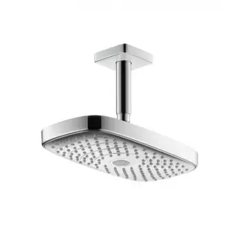 Верхний душ 9 л/мин с потолочным подсоединением Hansgrohe 300 2jet EcoSmart 26608000, хром