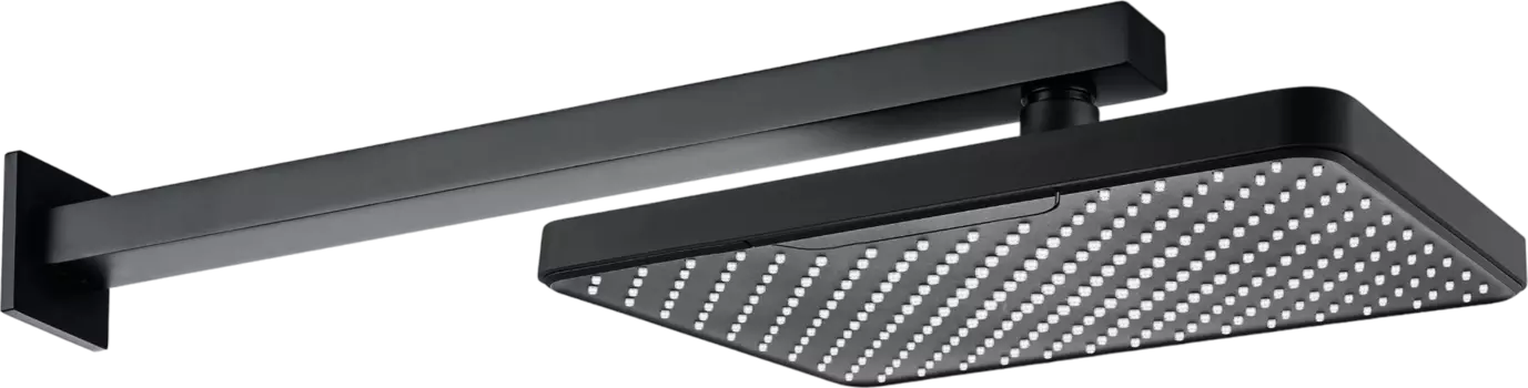 Верхний душ AQUATEK AQ2081MB 305х205 мм, черный