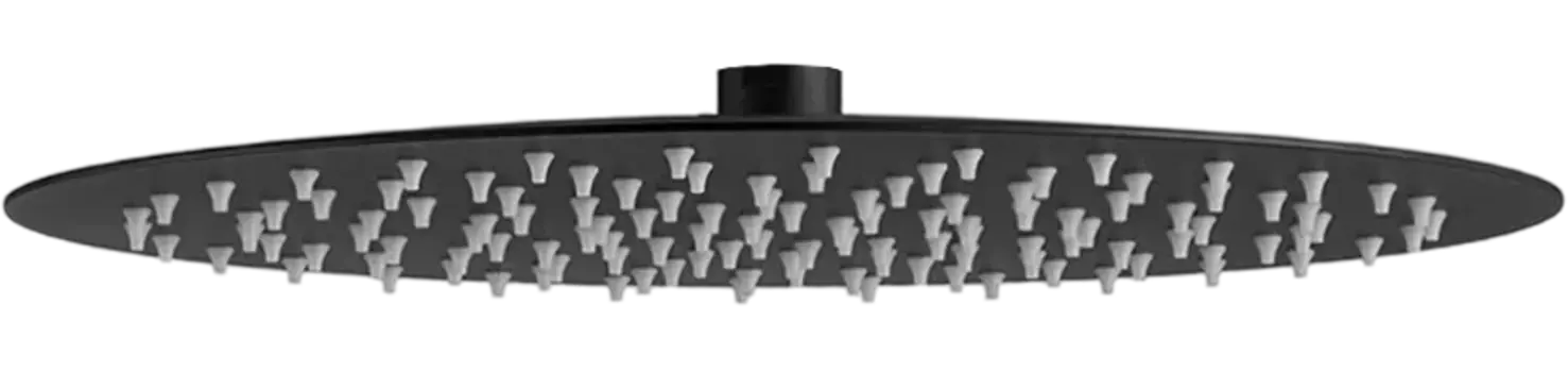 Верхний душ Berges Ventas черный матовый