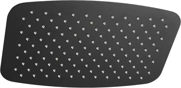 Верхний душ Berges Ventas черный матовый