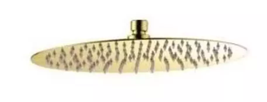 Верхний душ Boheme Uno 30х30 золото глянцевое