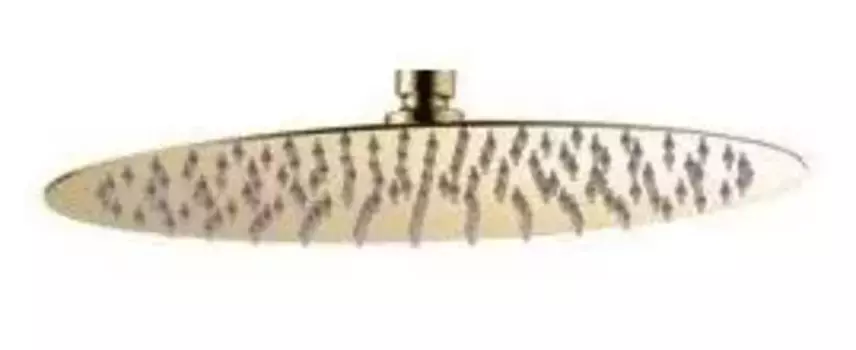 Верхний душ Boheme Uno 30х30 золото матовое