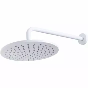 Верхний душ Cezares 25х25 белый матовый