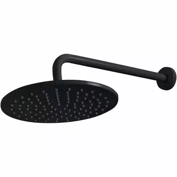 Верхний душ Cezares черный матовый