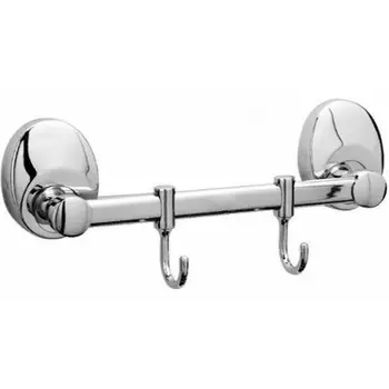 Вешалка для полотенец Frap F16 2 крючка хром