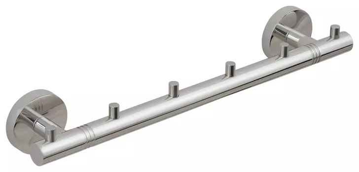 Вешалка Вешалка КАНЬОН - 6 крючков / L 320 (Флок красный)