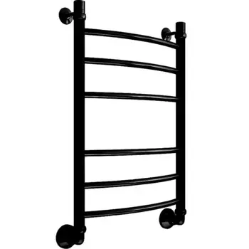 Водяной полотенцесушитель Маргроид Вид 5 60х50 черный матовый