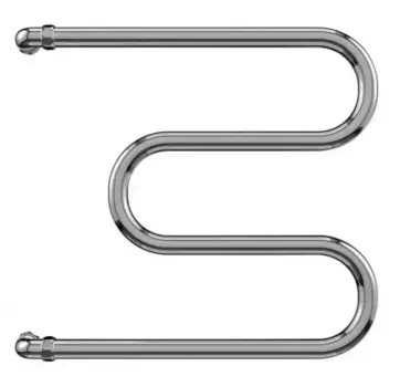 Водяной полотенцесушитель Terminus M-образный 600x600 Хром