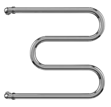 Водяной полотенцесушитель Terminus M-образный 600x600 Хром