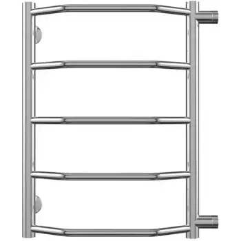 Водяной полотенцесушитель Terminus Виктория П5 400x596 Хром боковое подключение