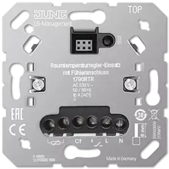 Вставка комнатного термостата со входом для датчика Jung 1790RTR
