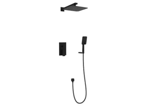 Душевой комплект AltroBagno Lamberto 040105 NeOp С ВНУТРЕННЕЙ ЧАСТЬЮ, матовый черный
