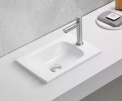 Встраиваемая раковина Gid 40.5 N3340 белая