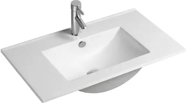 Встраиваемая раковина SantiLine 100 SL-2102 (100) белая