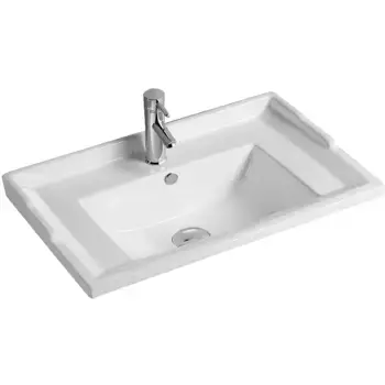 Встраиваемая раковина SantiLine 90 белая
