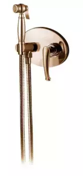 Гигиенический душ AltroBagno Beatrice 060114 ROr со смесителем, С ВНУТРЕННЕЙ ЧАСТЬЮ, розовое золото