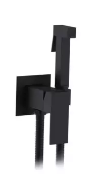 Гигиенический душ AltroBagno BM 060122 NeOp со смесителем, С ВНУТРЕННЕЙ ЧАСТЬЮ, матовый черный