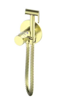 Гигиенический душ AltroBagno BM 060403 OrSp со смесителем, С ВНУТРЕННЕЙ ЧАСТЬЮ, матовое золото