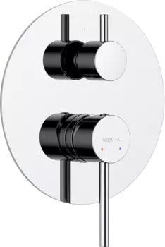 Встраиваемый смеситель для душа и ванны AQUATEK Европа AQ1347CR С ВНУТРЕННЕЙ ЧАСТЬЮ, 3 режима, хром