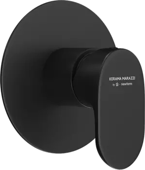 Встраиваемый смеситель для душа и ванны KERAMA MARAZZI Ole 69475EKM.01.093 черный матовый