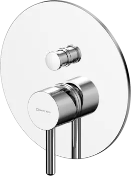Встраиваемый смеситель для душа и ванны WHITECROSS Y Y1235CR С ВНУТРЕННЕЙ ЧАСТЬЮ, хром