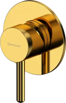 Встраиваемый смеситель для душа и ванны WHITECROSS Y Y1245GL С ВНУТРЕННЕЙ ЧАСТЬЮ, золото