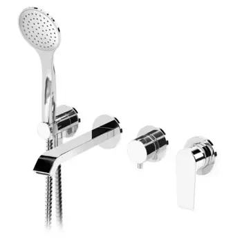 Встраиваемый смеситель для душа и ванны Cezares Nautic VDM3-01 С ВНУТРЕННЕЙ ЧАСТЬЮ, хром