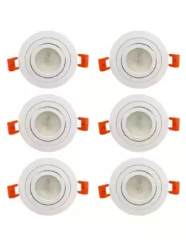 Встраиваемый светильник (6 шт.) Elvan VLS-111R-WH 6шт