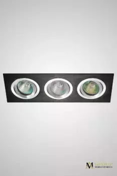 Встраиваемый светильник AM Group AM128 BK-CH