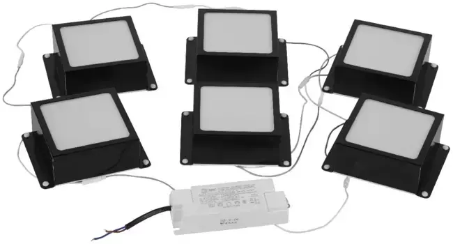 Встраиваемый светильник (комплект из 6 шт.) Эра SPO-646-3-4K-B6 Б0063052