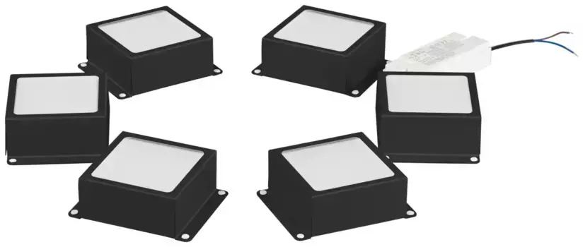 Встраиваемый светильник (комплект из 6 шт.) Эра SPO-646-3-5K-B6 Б0063082