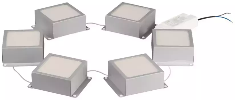 Встраиваемый светильник (комплект из 6 шт.) Эра SPO-646-3-5K-S6 Б0063043