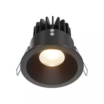 Встраиваемый светильник Maytoni Zoom DL034-01-12W2.7K-B