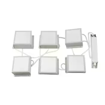 Встраиваемый светильник Uniel ULP-1010 42W/4000К IP40 GRILYATO OPAL WHITE KIT06 UL-00012448