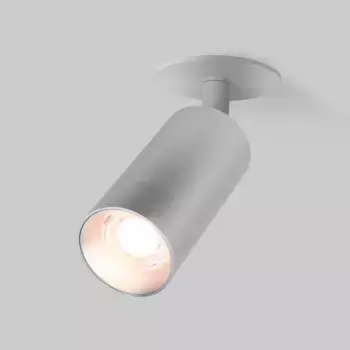 Встраиваемый светодиодный спот Elektrostandard Diffe 25039/Led серебряный a058219