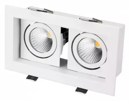 Встраиваемый светодиодный светильник Arlight CL-Kardan-S180x102-2x9W Day 024138