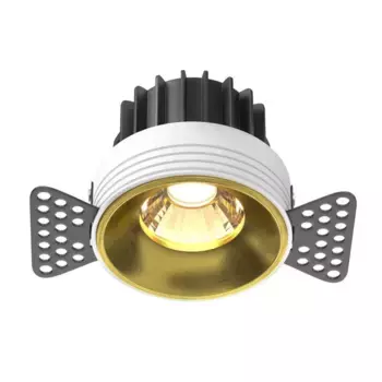 Встраиваемый светодиодный светильник Maytoni Round DL058-12W3K-TRS-BS