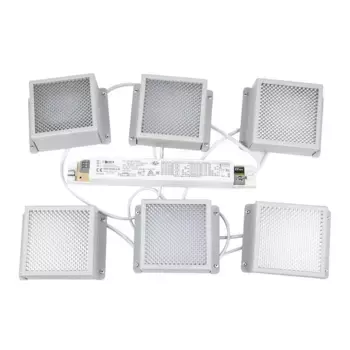 Встраиваемый светодиодный светильник Uniel ULP-0808 42W/4000К IP40 Grilyato White KIT06 (6 шт.) UL-00011060