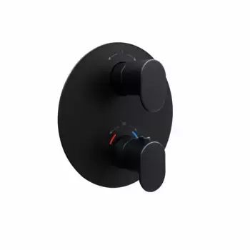 Термостатический смеситель встраиваемый KERAMA MARAZZI Ole 67638EKM.01.093 черный матовый