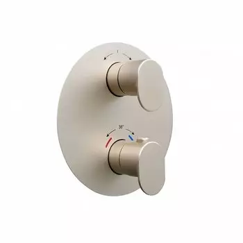 Термостатический смеситель встраиваемый KERAMA MARAZZI Ole 67638EKM.M0.071 золотой атласный