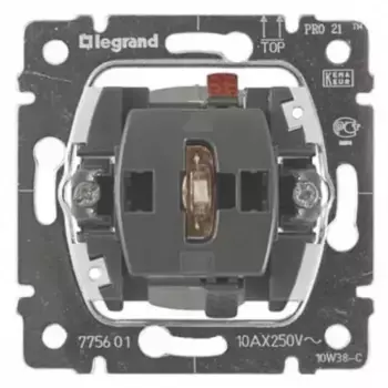 Выключатель одноклавишный Legrand Galea Life 10A 250V с нейтралью подсветкой 775601