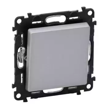 Выключатель одноклавишный Legrand Valena Life 10A 250V алюминий 752601