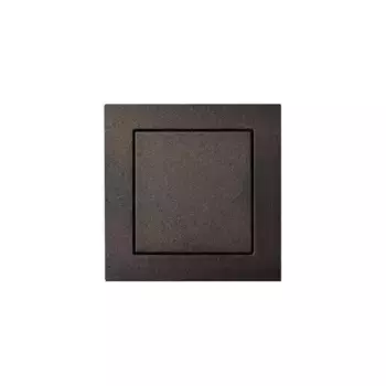 Выключатель одноклавишный Liregus Epsilon антрацит 28-102