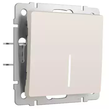 Выключатель одноклавишный проходной с подсветкой Werkel 4690389191824 W1112162 a062418