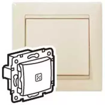 Выключатель одноклавишный с подсветкой Legrand Valena Classic 695601