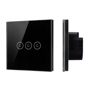 Выключатель сенсорный Arlight SWT-OMALI-S03-ZB-BK (250V, 10A, Zigbee) 050046