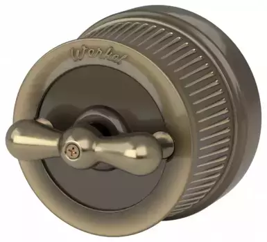Выключатель Werkel двухклавишный на 4 положения Ретро W5720012 4690389166631